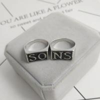 Zinc Alloy Finger Ring, plated, Unisex 