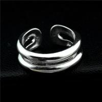 Zinc Alloy Toe Ring, plated, Adjustable & open & for woman, silver color 