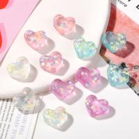 Mobile Phone DIY Decoration, Resin, Heart, epoxy gel 