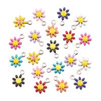 Enamel Stainless Steel Pendant, 304 Stainless Steel, Daisy, DIY Approx 