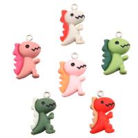 Animal Resin Pendant, Dinosaur, cute & DIY Approx 