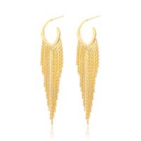 Fashion Fringe Серьги, Латунь, 18K позолоченный, ювелирные изделия моды & Женский, Много цветов для выбора продается Пара