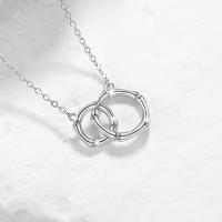 Collier de bijoux en argent , Argent sterling 925, bijoux de mode & unisexe, Vendu par PC