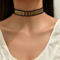 Mode Choker Halskette, Nylon, mit Pailletten, mit Verlängerungskettchen von 8CM, Modeschmuck & für Frau, keine, Länge:ca. 28 cm, verkauft von PC