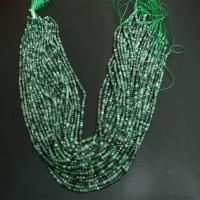 Single Gemstone Beads, Emerald, DIY Approx 16 Inch 