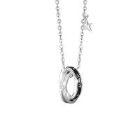 Zircon cubique Micro Pave collier en argent sterling, Argent sterling 925, bijoux de mode & unisexe & styles différents pour le choix & pavé de micro zircon, Vendu par PC