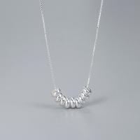 Sterling Silver Jewelry Necklace, 925 Sterling Silver, with 5cm extender chain, fashion jewelry & for woman Approx 40 cm 