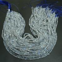 Perles en labradorite, Rond, facettes Environ 16 pouce, Vendu par brin