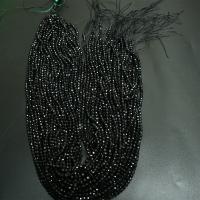 Single Gemstone Beads, Black Spinel, DIY Approx 16 Inch 