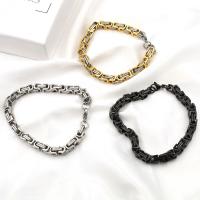 ステンレス スチール ブレスレット, 304ステンレススチール, メッキ, ファッションジュエリー & 男性用, 無色, 6.5mm, 長さ:約 200 ミリ, 売り手 パソコン