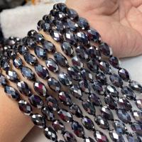 Single Gemstone Beads, Terahertz Stone, polished, DIY & faceted Approx 38-40 cm 