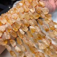 Natural Citrine Beads, polished, DIY & matte, 10-14mm Approx 38-40 cm 