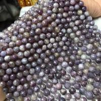 Perles de Tourmaline naturels, poli, DIY, violet, 8mm Environ 38-40 cm, Vendu par brin