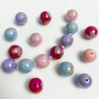 Printing Acrylic Beads, Round, DIY 16mm, Approx 