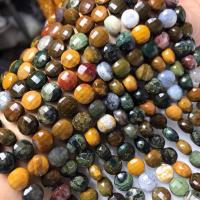 Single Gemstone Beads, Ocean Calcedony, polished, DIY Approx 38-40 cm 