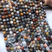 Single Gemstone Beads, Hawk-eye Stone, polished, DIY, 8mm Approx 38-40 cm 