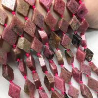 Rhodonite Beads, Rhodochrosite, Rhombus, polished, folk style & DIY Approx 38-40 cm 