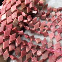 Rhodonite Beads, Rhombus, polished, folk style & DIY, beads size Approx 38-40 cm 