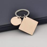 Stainless Steel Key Chain, 304 Stainless Steel, DIY 25u00d734u00d725mm 