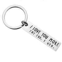 Stainless Steel Key Chain, 304 Stainless Steel, fashion jewelry 10u00d740mm,12u00d750mm 