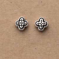 Sterling Silver Spacer Beads, 925 Sterling Silver, Flower, Antique finish, DIY, original color 