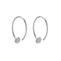 Edelstahl Hoop Ohrringe, 316 L Edelstahl, Vakuum-Ionen-Beschichtung, Modeschmuck & für Frau, keine, frei von Nickel, Blei & Kadmium, 20x20mm, verkauft von Paar