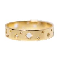 Zinc Alloy Finger Ring, plated, Unisex gold 