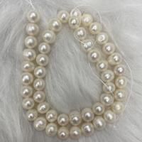 Potato Cultured Freshwater Pearl Beads, DIY, white, 8-9mm Approx 37 cm 