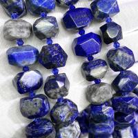 Natural Lapis Lazuli Beads, DIY, blue Approx 39 cm 