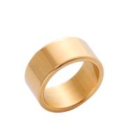 Edelstahl Fingerring, 304 Edelstahl, 18K vergoldet, unisex & verschiedene Größen vorhanden, keine, verkauft von PC