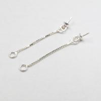 Boucles d'oreilles en Argent, Argent sterling 925, DIY, 20mm, Vendu par paire