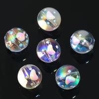 Enamel Acrylic Beads, DIY 14mm Approx 2.5mm 