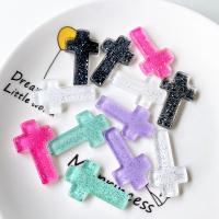 Mobile Phone DIY Decoration, Resin, Cross, epoxy gel, fashion jewelry Approx 