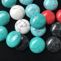 Cabochon de Turquoise synthétique, Rond, DIY, plus de couleurs à choisir, 22mm Vendu par sac