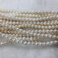 Potato Cultured Freshwater Pearl Beads, DIY, white, 7-8mm Approx 37 cm 