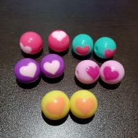 Printing Acrylic Beads, Round, DIY 