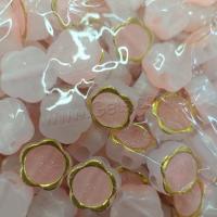 Enamel Acrylic Beads, Flower, DIY & luminated 16mm, Approx 