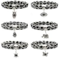 Evil Eye Jewelry Bracelet, Resin, with Zinc Alloy, plated, Unisex & evil eye pattern 10mm Approx 7 Inch 