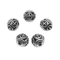 Zinc Alloy Spacer Beads, antique silver color plated, DIY Approx 2mm, Approx 