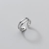 Bague en argent , argent sterling 925, Style coréen & pour femme & creux Vendu par PC