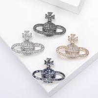 Rhinestone Zinc Alloy Brooch, plated, fashion jewelry & for woman & with rhinestone 