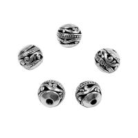 Zinklegierung Zwischenperlen, antik silberfarben plattiert, DIY, 8x8mm, Bohrung:ca. 2mm, ca. 50PCs/Tasche, verkauft von Tasche