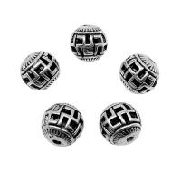 Zinc Alloy Spacer Beads, antique silver color plated, DIY Approx 2mm, Approx 