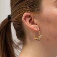 Boucles d'oreilles en acier titane, bijoux de mode & pour femme, plus de couleurs à choisir, Vendu par paire