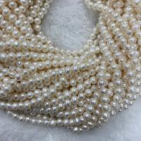 Potato Cultured Freshwater Pearl Beads, DIY, white, 5-6mm Approx 37 cm 