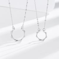 Collar de la joyería de plata esterlina, Plata de ley 925, con 1.97inch extender cadena, unisexo & diferentes estilos para la opción, longitud:aproximado 15.74 Inch, Vendido por UD