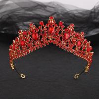 Tiaras nupciales, aleación de zinc, Joyería & para mujer & con diamantes de imitación, más colores para la opción, diámetro interior:aproximado 140mm, Vendido por UD