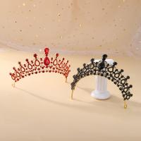 Tiaras nupciales, aleación de zinc, Joyería & para mujer & con diamantes de imitación, más colores para la opción, diámetro interior:aproximado 130mm, Vendido por UD