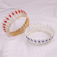 Tiaras nupciales, aleación de zinc, Joyería & para mujer & con diamantes de imitación, más colores para la opción, diámetro interior:aproximado 120mm, Vendido por UD