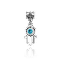 Zinc Alloy Evil Eye Pendant, plated, DIY & enamel Approx 